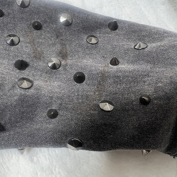 Alice + Olivia Carla Valencia Studded Denim Jacket - Picture 7 of 7